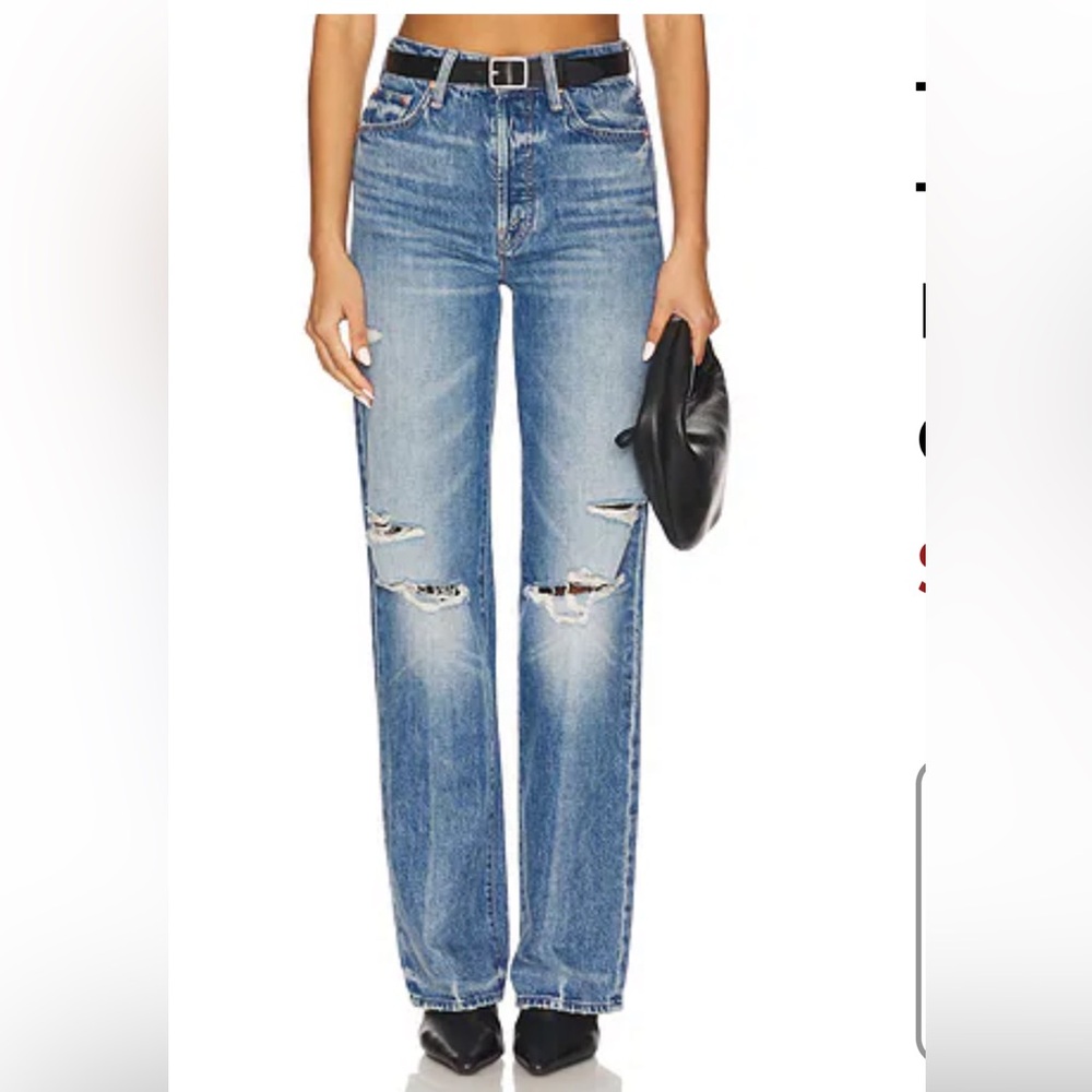 MOTHER SUPERIOR Rambler Sneak Jeans NWT size 33